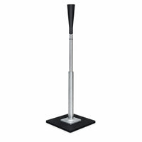 Batting Tee with Rubber Top Tapered Baseball Tee with Rubber Top Freestanding Stand for Garage