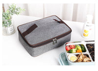 Insulated Lunch Bag with Aluminum Foil, Portable Handbag Style