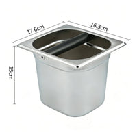 Coffee Knock Box Large Capacity Espresso Dump Bin Deep Bowl Design for Baristas