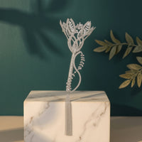 Bridal Bouquet Holder Crystal-Like Bouquet Handle with Tassel Easy to Carry Accessory for Brides, Florists, Weddings