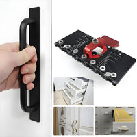 Concealed Cabinet Hinge Mounting Jig Aluminum Alloy 35mm Concealed Hinge Jig