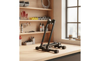 Space-Saving Foldable Bike Stand Stable Cycle Display Stand Compact Portable for Cyclists, Repair Corner
