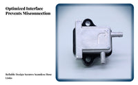 Hose Connections Outboard Fuel Pump Compact Metal Fuel Pump Directional Arrow