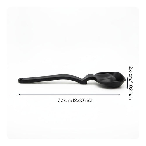 Fold-Flat Spoon Silicone Collapsible Travel Cutlery ABS