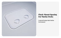 Low-Profile Marine Deck Hatch Cover
