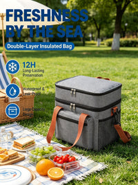 Insulated Lunch Bag with Aluminum Foil Lining