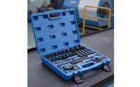 32 Pieces Socket Wrench Set Metric Socket Set with Case Deep Vehicle Tool Kit with for Mechanics, Home Mechanics, Automotive Repair, Garage
