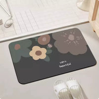 Diatomaceous Earth Bath Mat Soft Surface Diatomite Bath Mat Low-Height