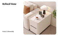 Round Storage End Table Modern Minimalist Design Living Room Furniture Luxury Design Multipurpose Use for Homeowners