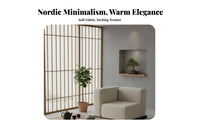 sturdy Wood Frame Straight-Line Fabric Sofa Nordic Aesthetic Household Furniture sectionally designed Design Lounge Seating Minimalist design for Interior Designers, Apartment Dwellers, Living Room, Home Study, Office Lobby, Reception Area
