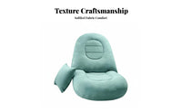 Adjustable Backrest Lounger Foldable Design Floor Chair Multi-Functional Comfortable Feel for Young Adults, Console Users