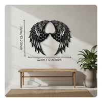 Angel Wings Wall Decor Modern Design Metal Angel Wings for Living Room, Bedroom