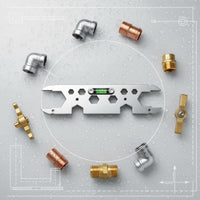 Long-Lasting 12 in 1 Plumbing Wrench Precise Measurement Marks Stainless Steel Installation Wrench Easy to Clean for Bathroom, Home Repair