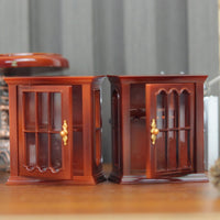 1:12 Scale Miniature Vintage Wall Cabinet Dollhouse Furniture