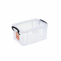 Transparent Stackable Box with Lid Space-Saving Storage Container for Homeowners