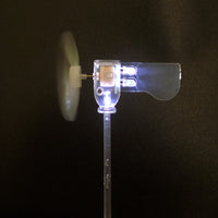 Small Wind Turbine Generator with White LED Micro Wind Power Self-Illuminating Windmill Model