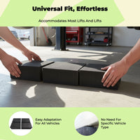 Non-slip rubber jack pad