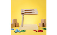 Wood Instrument Block with Handle Hardwood Resonant Percussion Instrument for Young Children