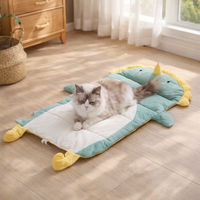 Quilted Pet Sleeping Mat Dog Bed, Washable Dog Mat for Car Boot, Breathable Fabric Dog Bed Mattress, Scratch & Chew Resistant Cat Bed