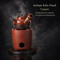 Ceramic Water Kettle, Kiln Change Red Clay