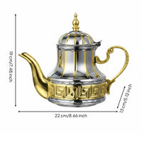 Middle Eastern Teapot Sturdy Arabic Coffee Pot Heat-Resistant for Guest Hosting