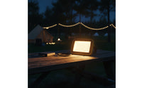 Foldable Portable Work Light with Stand Compact Folding Work Light Adjustable Utility Lamp Sturdy for Emergency