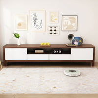 Solid Wood TV Stand, 1.5/1.8/2m Sizes, Living Room Storage, Chinese Style, Nordic