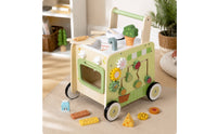Mobility Toy with Kitchen Sturdy with Shape Sorter Push Toy for Young Children, Nursery