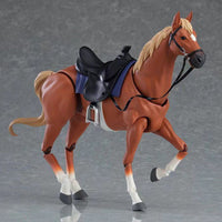 Figma Horse Action Figure White Brown Black Super Articulated