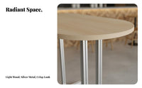 Long Pub Table with High Stools Space-Saving Design Bar Furniture Set