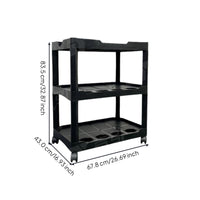 3-tier rolling garage storage cart