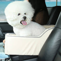 Dog Console Car Seat Non-Slip Pet Armrest Booster Seat Elevated Design for Cats