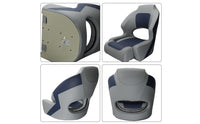 Boat Mariners Chair Foldable Seating Upholstered for Captains, Speedboats