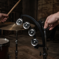 Snare Drum Bell Ring Percussion Accessory for Drum Kits