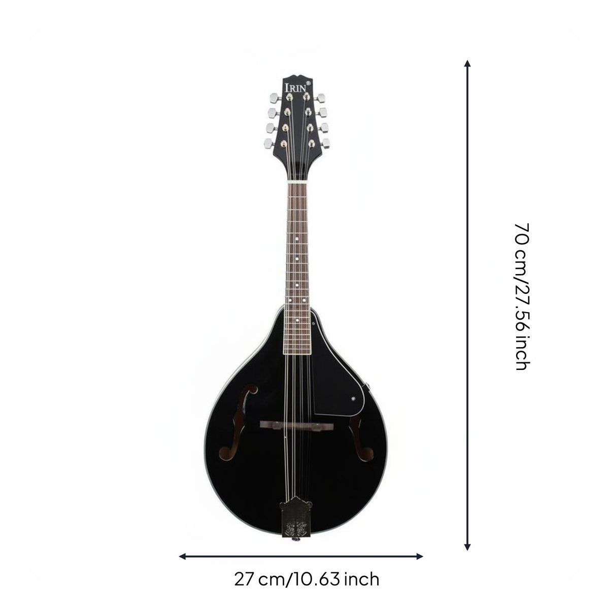 Includes Accessories Mandolin Starter Kit Easy to Play 8 String Mandolin Portable Plucked Instrument Rich Warm Tone for Beginners, Practice, Lessons