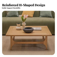 Wabi-Sabi Aesthetic Low silhouette Square Table Vintage Inspired Square Block Table full Wood Construction Living Room Furnishing Rustic Design for Guesthouse Owners, Homeowners, Families, Small Apartment, Reception Area, Lounge, Den