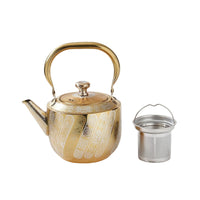 Stainless Steel Teapot Removable Vessel Rust-Resistant for Kitchen, Home Hosts