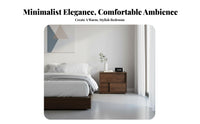 Minimalist Nightstand Modern Design Bedside Table With Drawers for Home, Hallway