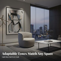 Upholstered Armchair Nordic Aesthetic Lounge Chair Minimalist Design Modern Design for Readers, Living Room, Perusing Corner