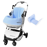 Ultra-Soft Pet Stroller Pad, Removable, Foldable, Lace