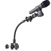 Heavy-Duty Gooseneck Audio Recording Device Clamp Versatile Mounting Gooseneck Clamp Mount Hands-Unrestricted Audio Equipment Accessory Anti-Slip Grip for Desktop
