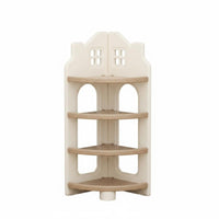 Bookcase  Sturdy Kids Bookcase  Easy to Clean House-Shaped Storage Shelf for Playroom, Classroom