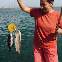 Anti-Tangle Fish Stringer Clip with Yellow Duck Float