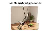 Compact Design Home Cardio Stepper Machine Anti-Slip Pedals Home Cardio Climber Space-Saving Adjustable Stair Climber Low-Effect for Fitness Enthusiasts, Adults, Beginners, Indoor, Apartment, Living Room