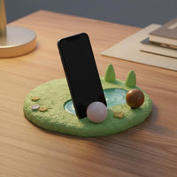 Desktop Micro Landscape Handmade Miniature Pond Miniature Scene for Office