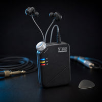 Portable Wireless in-Ear Monitor System Expert in-Ear Monitor System Slimline Wireless Transmitter and Receiver Stable for Musicians, Singers, Speakers, Stage Monitoring