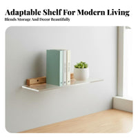 Floating Acrylic Shelf Minimalist Design Display Ledge Space Saving for Students