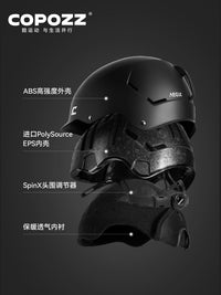 COPOZZ滑雪头盔专业安全认证帽子女单双板男成人防撞滑雪装备护具