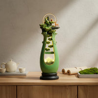 Feng Shui Water Feature Soothing Sound Cascading Waterfall Water Feature New Chinese Artistic Theme Cascading Waterfall Ornament for Living Room