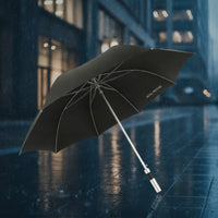 Water-Repellent Automatic Open Umbrella Waterproof Umbrella with Aluminum Frame Long-Lasting Heavy Duty for Business Professionals, Travel